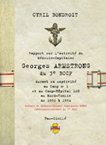 Rapport du Médecin-Capitaine Georges Armstrong 
