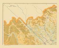 Carte Tonkin Nord-Ouest